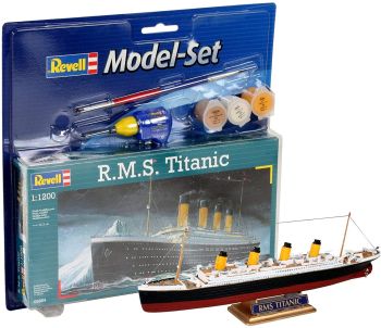 REV65804 - Modelset Rms TITANIC met schilderij om te monteren
