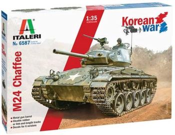 ITA6587 - M24 Chaffee tank uit de Koreaanse oorlog om in elkaar te zetten en te schilderen