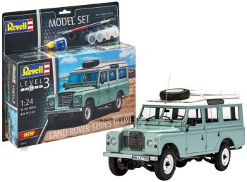 REV67047 - LAND ROVER SERIES III-modelset met schilderij om in elkaar te zetten