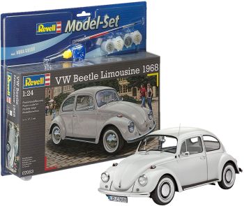 REV67083 - Modelset VOLKSWAGEN Kever 1968 met schilderij om in elkaar te zetten