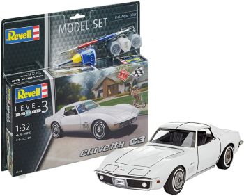 REV67684 - Modelset CORVETTE C3 met schilderij om te monteren