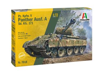 ITA7018 - PANTHER V Pz.Kpfw. A sd tank om te monteren en te schilderen