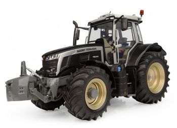 UH7207 - MASSEY FERGUSON 7S.210 Noir Mat avec jantes dorées – Limité à 750ex.