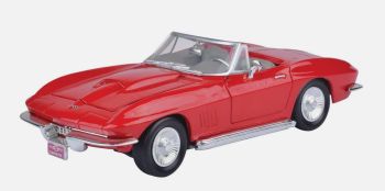 MMX73224ROUGE - CHEVROLET Corvette cabriolet 1967 Rood