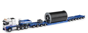 CON78262/02 - MERCEDES-BENZ Actros GL. 8X4 met dieplader GOLDHOFER 4+6 assen met haspel