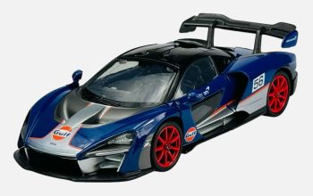 MMX79668 - McLAREN Senna Donkerblauw oranje - GULF