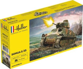 HEL79875 - SOMUA S35-tank om te monteren en te schilderen