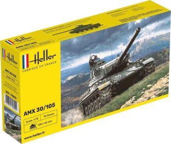 HEL79899 - AMX 30/105 tank om te monteren en te schilderen