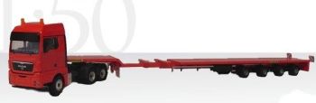 CON70194 - MAN TGX XLX 6x4 met 4-assige aanhanger.FAYMONVILLE