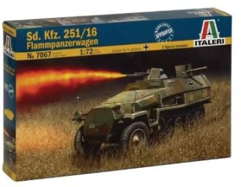 ITA7067 - Voertuig Sd.Kfz. 251/16 Flammpanzerwagen om in elkaar te zetten en te schilderen
