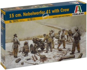 ITA7071 - 15 cm kanon. Nebelwerfer 41 met bemanning om te monteren en te schilderen