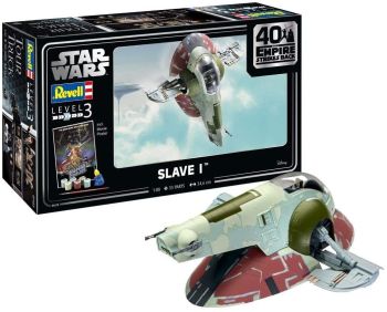 REV05678 - Slave I-40th Anniversary The Empire Strikes Back STAR WARS verf en lijm inbegrepen om te monteren en te schilderen
