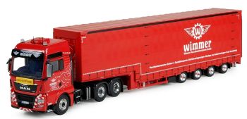 TEK74010 - MAN TGX XXL 6x4 Met aanhanger 4 Assen WIMMER FELBERMAYR
