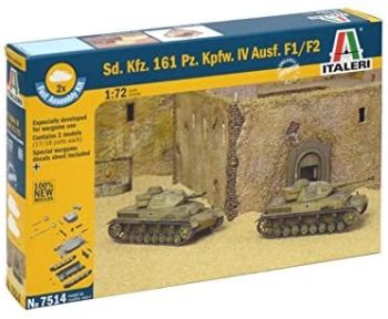 ITA7514 - SD.Kfz-tanks. 161 Pz. Kpfw IV om in elkaar te zetten en te schilderen