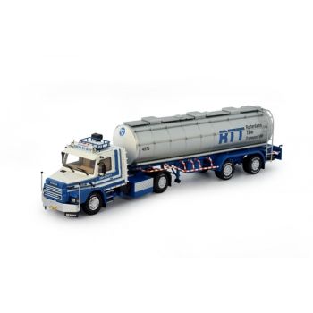 TEK77091 - SCANIA T142 met SIEM STOUT tankoplegger