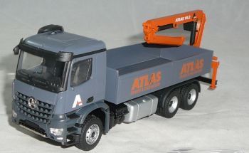 CON7899/03 - MERCEDES Arocs 6x4 bakwagen met ATLAS kraan