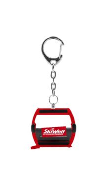 JC80127 - Rode OMEGA gondel sleutelhanger - SKIWELT