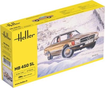 HEL80171 - MERCEDES-BENZ 450 SL monteren en spuiten