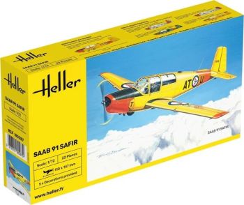 HEL80287 - SAFIR 91 vliegtuig om te assembleren en te schilderen