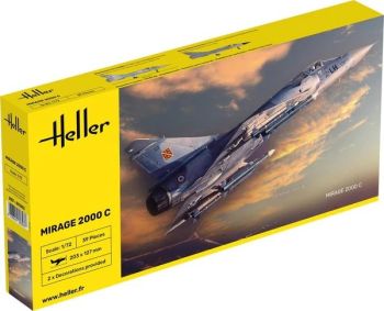 HEL80303 - MIRAGE 2000 C gevechtsvliegtuig om te monteren en te schilderen