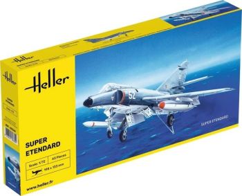 HEL80360 - Dassault Super Etendard gevechtsvliegtuig om te monteren en te schilderen