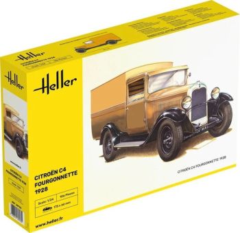 HEL80703 - CITROEN C4 bestelwagen uit 1928 om te monteren en te schilderen