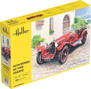 HEL80715 - ALFA ROMEO 6C 1750 Zagato om te monteren en te schilderen