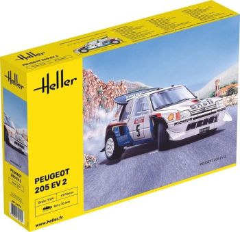 HEL80716 - PEUGEOT 205 EV 2 #5 om te monteren en te schilderen
