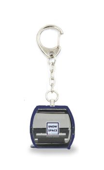 JC80812 - Blauwe OMEGA V gondelsleutelhanger - SnowSpaceSalzburg
