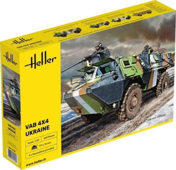 HEL81130 - VAB 4x4 Oekraïens militair voertuig om te monteren en te schilderen