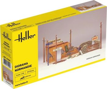 HEL81250 - Diorama van Normandië om in elkaar te zetten en te schilderen
