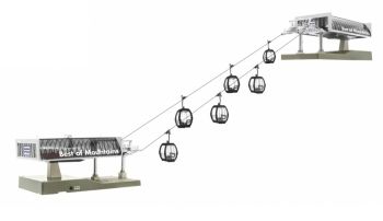 JC82491 - Skilift met 6 OMEGA V10 Fling Mozart gondels - D-LINE