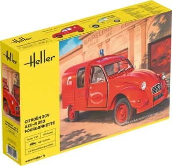 HEL82701 - Kit di montaggio e verniciatura CITROEN 2CV AZU-B 250 Fire Van
