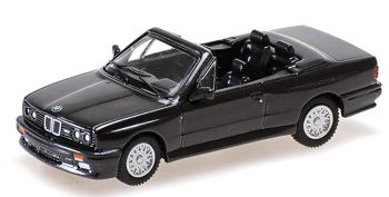MNC870020234 - BMW M3 E30 Cabriolet 1988 Zwart metallic