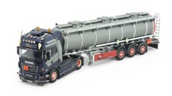 TEK87066 - SCANIA R Topline 4x2 met 3-assige tankoplegger SL LOGISTICS