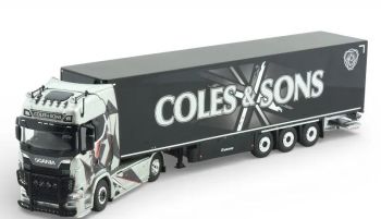 TEK87111 - Scania S-serie 4x2 met 3-assige trailer