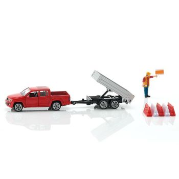 SIK3543 - MERCEDES Zetros met 2 assen Blauw frame