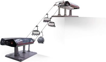 JC84494 - Skilift met gondel en 3 Lange Wand C5 stoeltjesliften