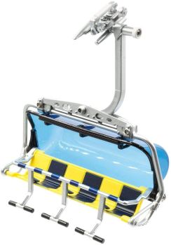 JC86400 - Geel-blauwe 6-persoons stoeltjeslift