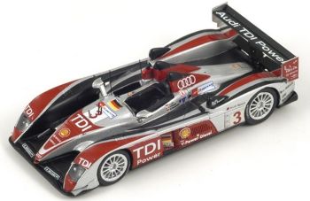 SPA87S095 - AUDI R10 TDI #3 4e in MANS 2008 L.LUHR. M. ROCKENFELLER . A. PREMAT