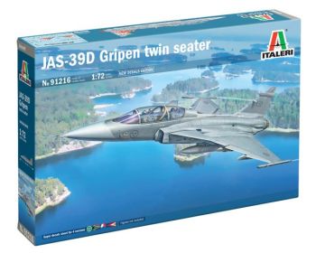 ITA91216 - JAS-39D tweezits straaljager om te monteren en te schilderen