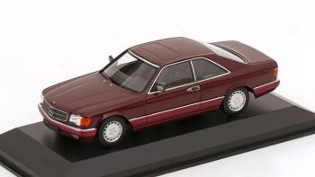 MXC940035124 - 1980 MERCEDES-BENZ 560 SEC Donkerrood