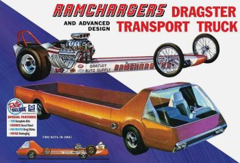 MPC970/12 - Transportwagen met Dragster - Ramchargers om te monteren en te schilderen
