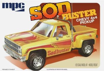 MPC972/12 - CHEVROLET Stepside Pick-up 1981 - Sod Buster om te monteren en te schilderen