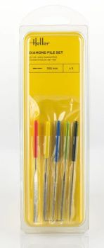 HEL99005 - Set van 5 diamantvijlen, 10 cm