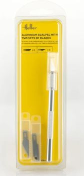 HEL99009 - Aluminium scalpel met een fijn puntig lemmet