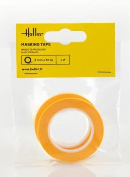 HEL99011 - 2 rollen afplaktape, 3 mm x 18 m