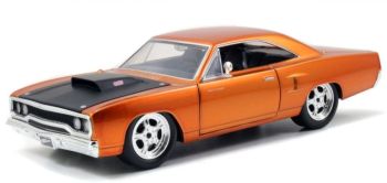 JAD97126 - PLYMOUTH Road Runner Copper 2's oranje 1970 FAST & FURIOUS