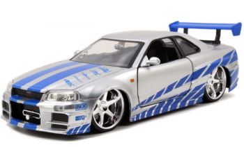 JAD97158 - NISSAN Skyline GT-R grijs 2002 FAST & FURIOUS