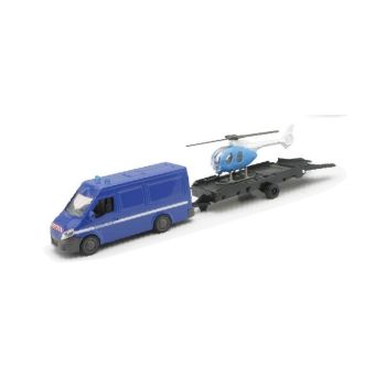 NEW19915C - Gendarmerie vrachtwagen en helikopter set